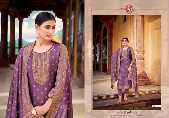 Seeshmahal By Triple Aaa Viscose Pashmina Dress Material Suppliers In India